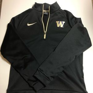 UW Nike Quarter Zip jacket